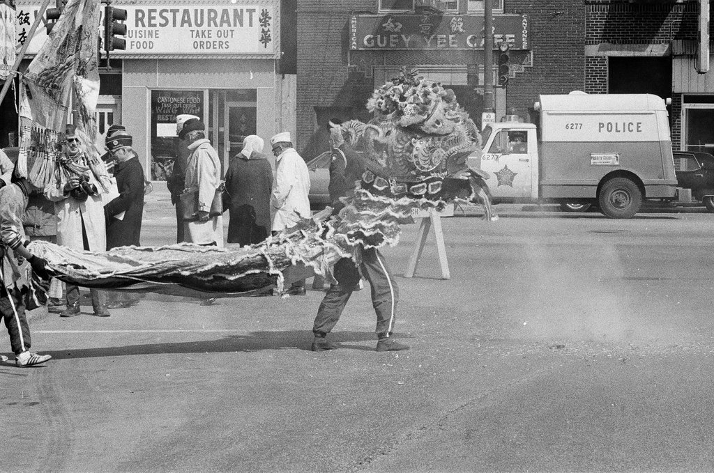 Groundbreaking ceremony for new Chinatown gate - Henry Herr Gill for Chicago Sun-Times