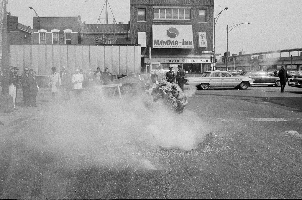 Groundbreaking ceremony for new Chinatown gate - Henry Herr Gill for Chicago Sun-Times
