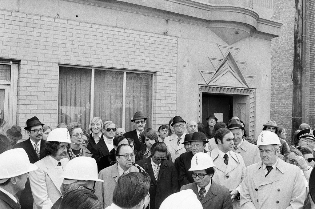 Groundbreaking ceremony for new Chinatown gate - Henry Herr Gill for Chicago Sun-Times