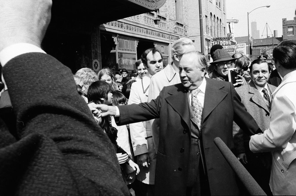 Groundbreaking ceremony for new Chinatown gate - Henry Herr Gill for Chicago Sun-Times