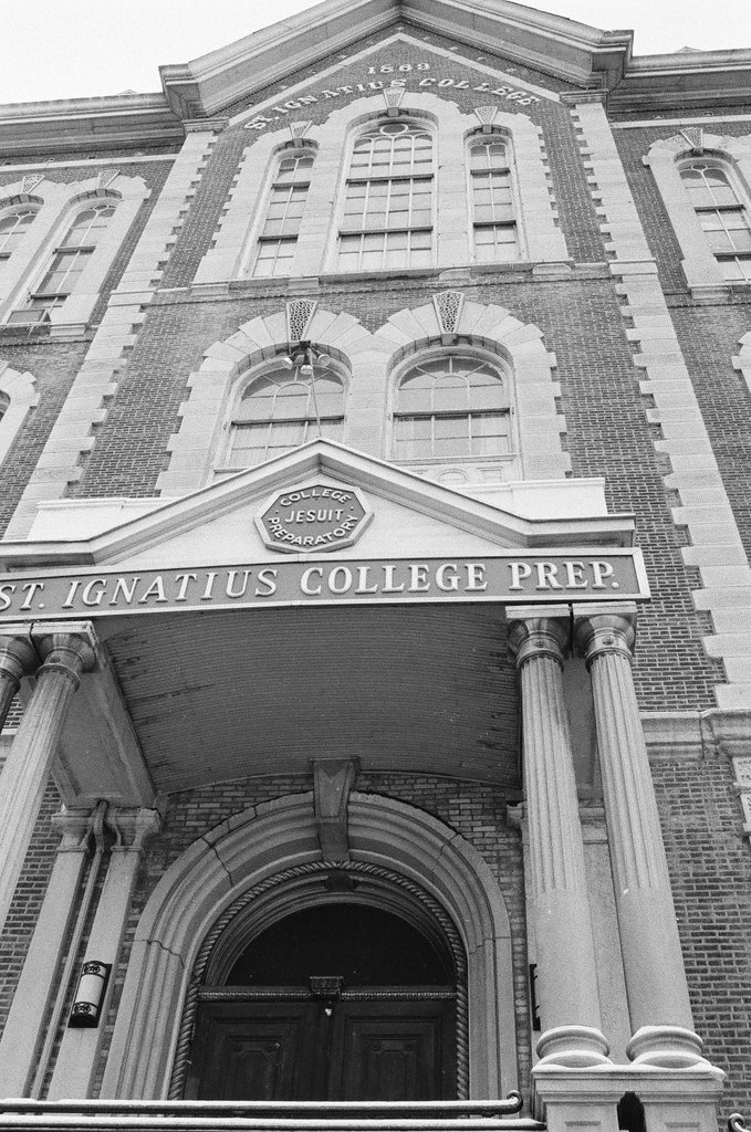 Students and faculty at St. Ignatius College Prep - Carmen Reporto for Chicago Sun-Times