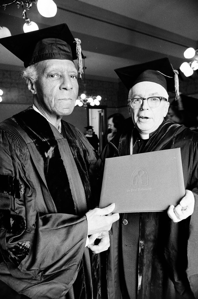 A. Philip Randolph receives honorary doctorate - Bob Fila for Chicago Sun-Times