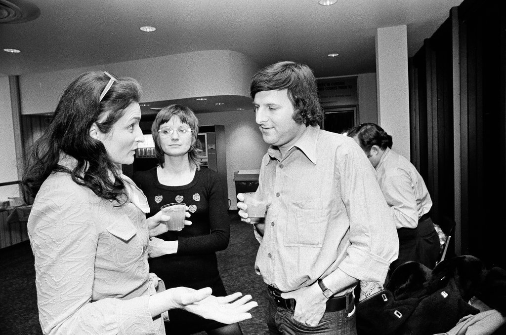 Betty Friedan at NOW fundraising reception - Chicago Sun-Times