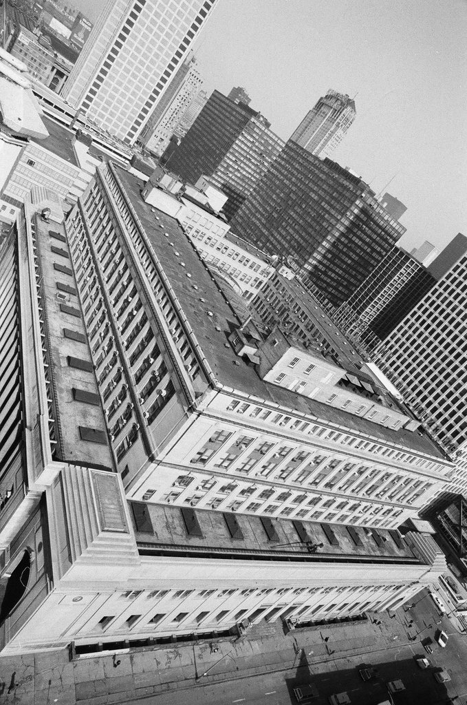 Bird's eye view of Union Station - Gene Pesek for Chicago Sun-Times