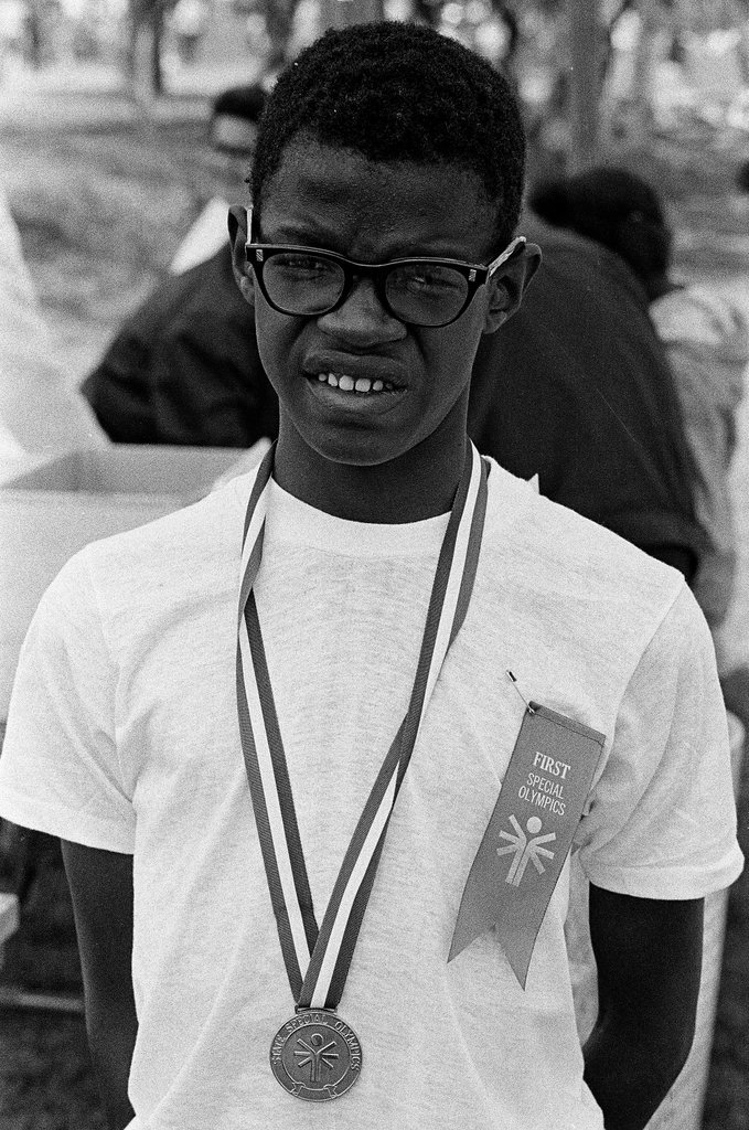 Flag raising and athletic events at Special Olympics - Chicago Sun-Times