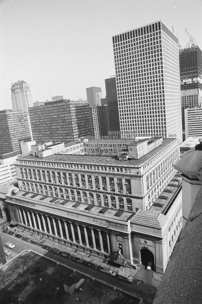Bird's eye view of Union Station - Gene Pesek for Chicago Sun-Times