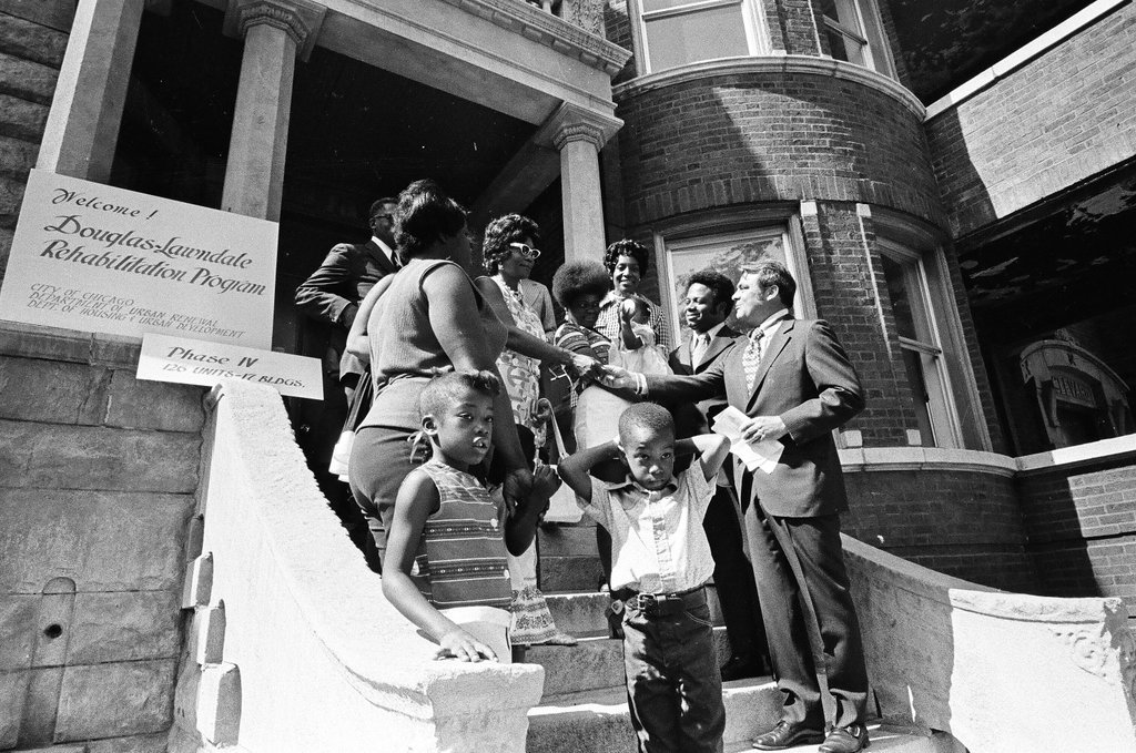 Lewis Hill welcomes families into rehabilitated home - Chicago Sun-Times