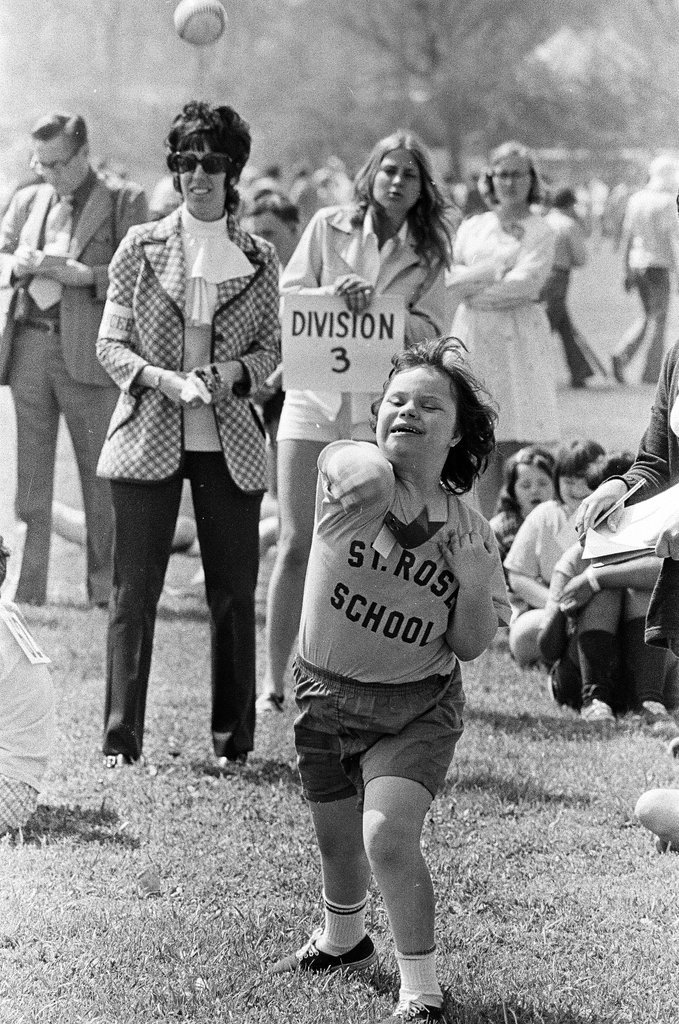 Flag raising and athletic events at Special Olympics - Chicago Sun-Times