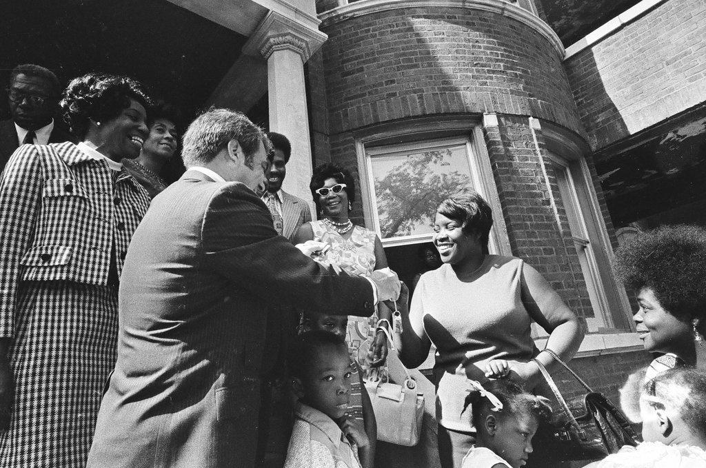 Lewis Hill welcomes families into rehabilitated home - Chicago Sun-Times