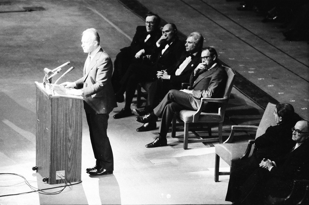 Yitzhak Rabin in Chicago - Edmund Jarecki for Chicago Sun-Times