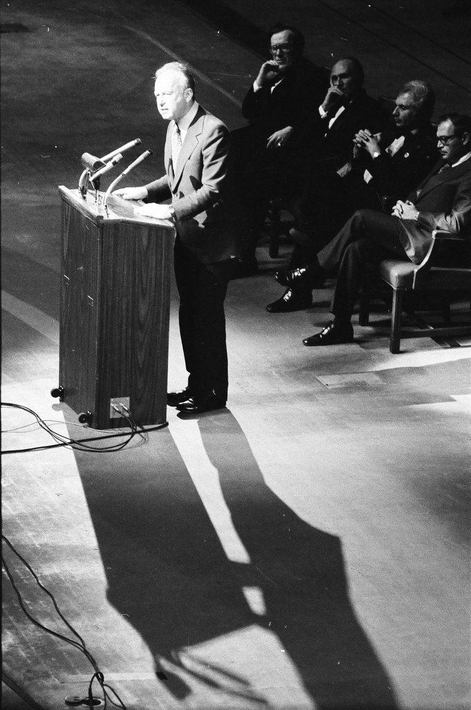 Yitzhak Rabin in Chicago - Edmund Jarecki for Chicago Sun-Times