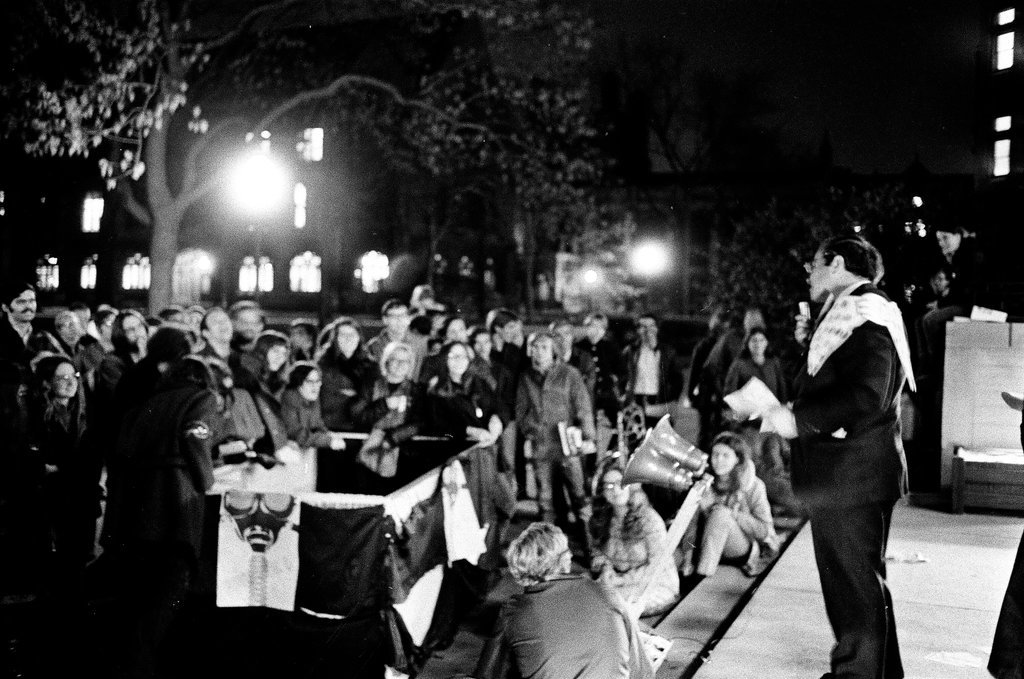 SDS rally at University of Chicago - Don Bierman for Chicago Sun-Times