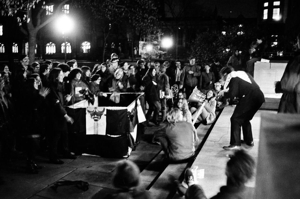 SDS rally at University of Chicago - Don Bierman for Chicago Sun-Times