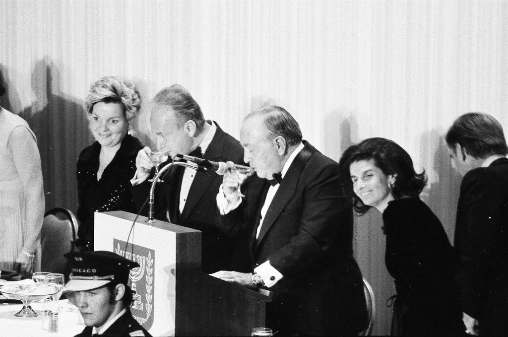 Yitzhak Rabin in Chicago - Edmund Jarecki for Chicago Sun-Times