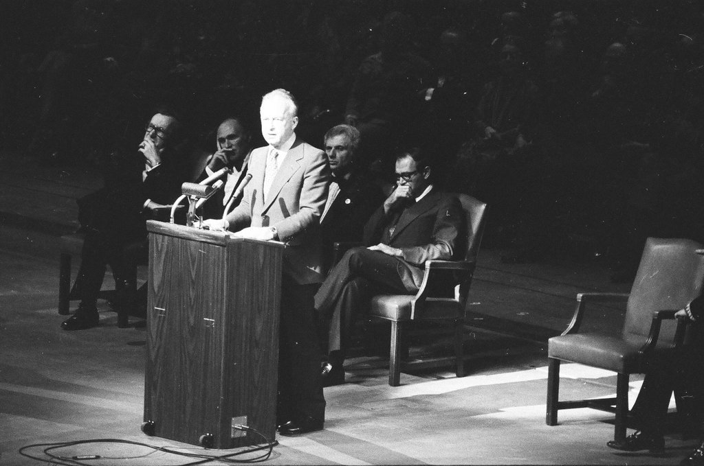Yitzhak Rabin in Chicago - Edmund Jarecki for Chicago Sun-Times