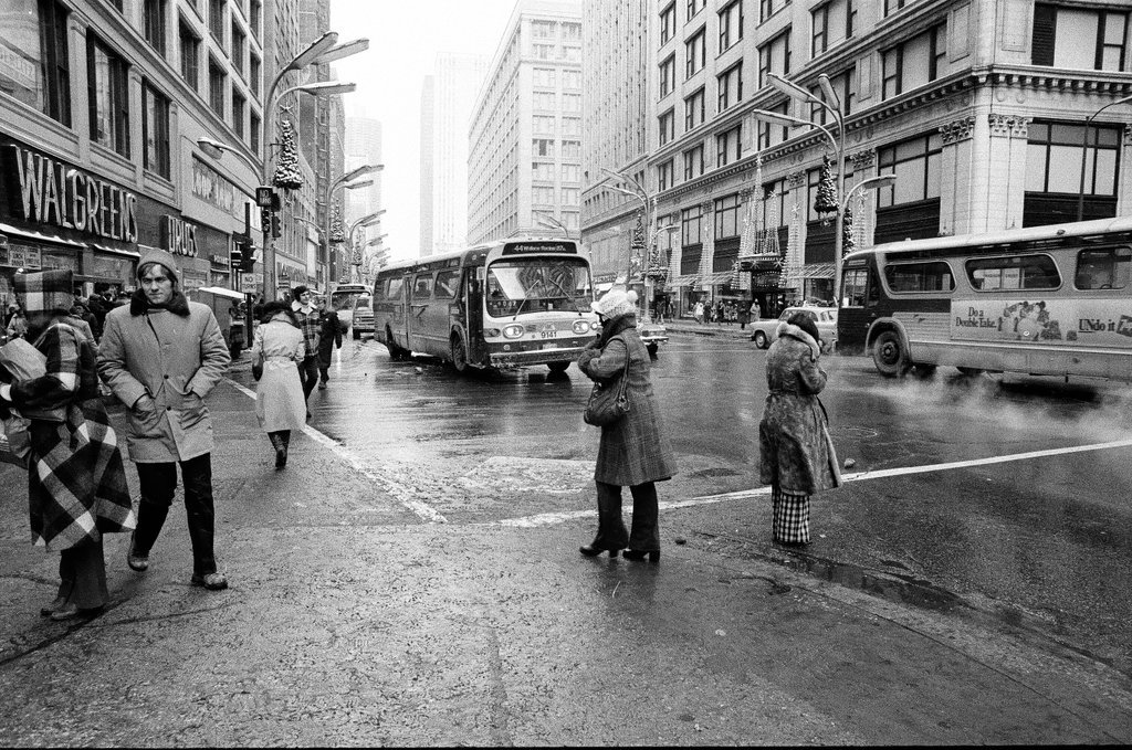 Shoppers on State Street - John H. White for Chicago Sun-Times