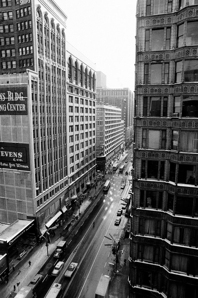 Shoppers on State Street - John H. White for Chicago Sun-Times