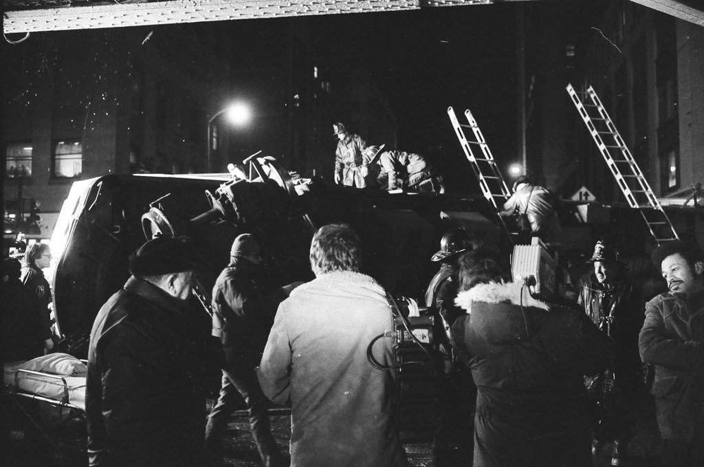 1977 Chicago Loop train derailment - Edmund Jarecki for Chicago Sun-Times