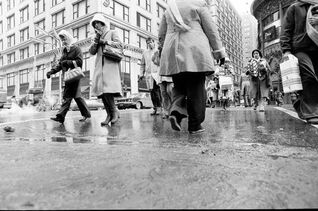Shoppers on State Street - John H. White for Chicago Sun-Times
