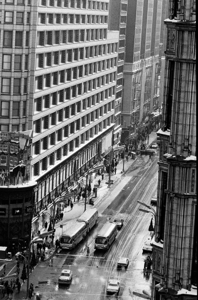 Shoppers on State Street - John H. White for Chicago Sun-Times