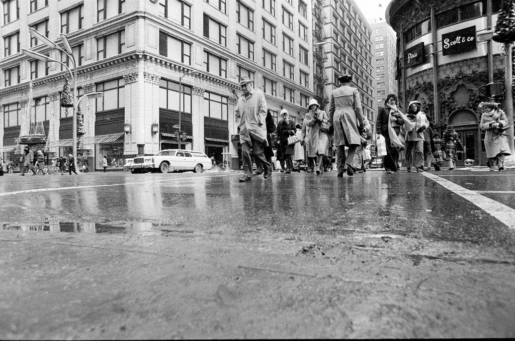 Shoppers on State Street - John H. White for Chicago Sun-Times
