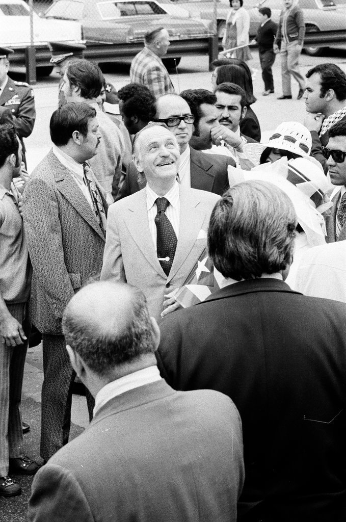Daley and Ogilvie in parade with Puerto Rican Governor - Larry Graff for Chicago Sun-Times