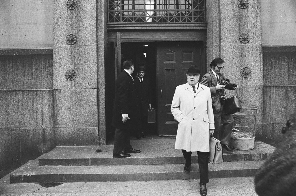 Barnabas F Sears at Criminal Court - Bob (Robert) Black for Chicago Sun-Times