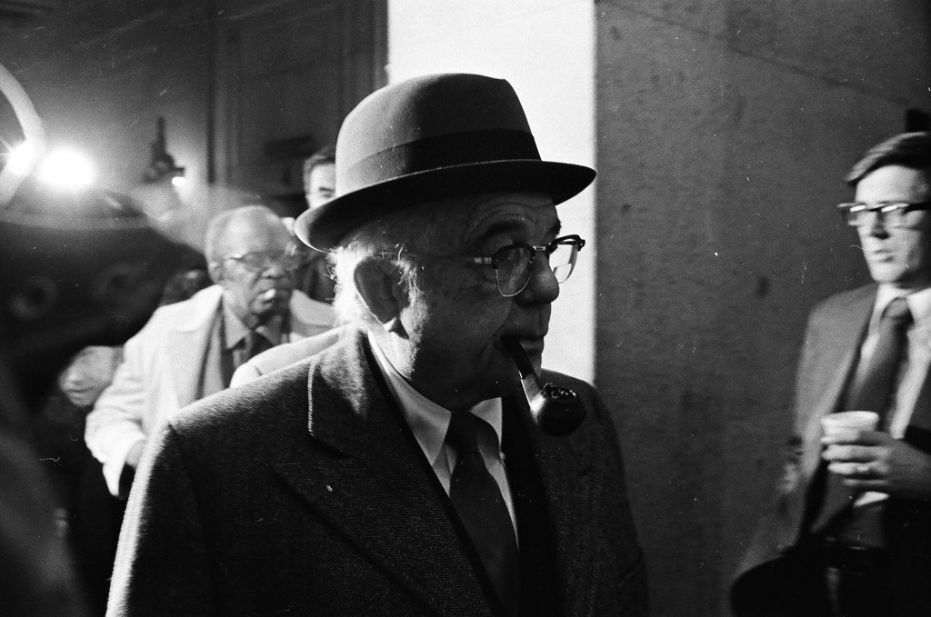 Barnabas F. Sears after defeat in Hanrahan-Black Panther case - M. Leon Lopez for Chicago Sun-Times