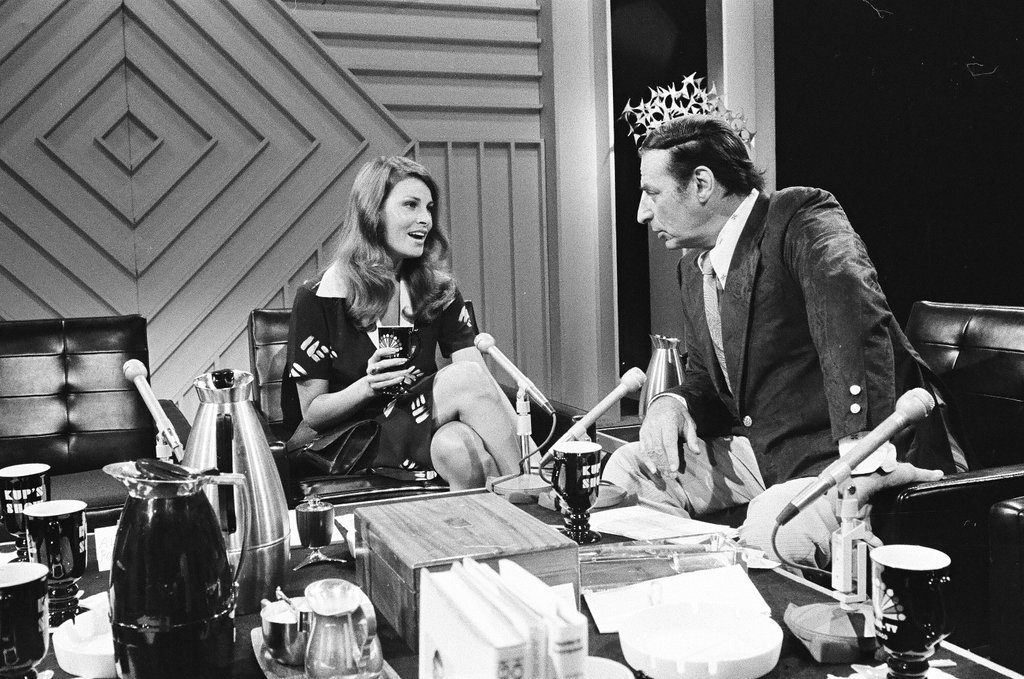 Raquel Welch on Kup's Show - Don Burk for Chicago Sun-Times