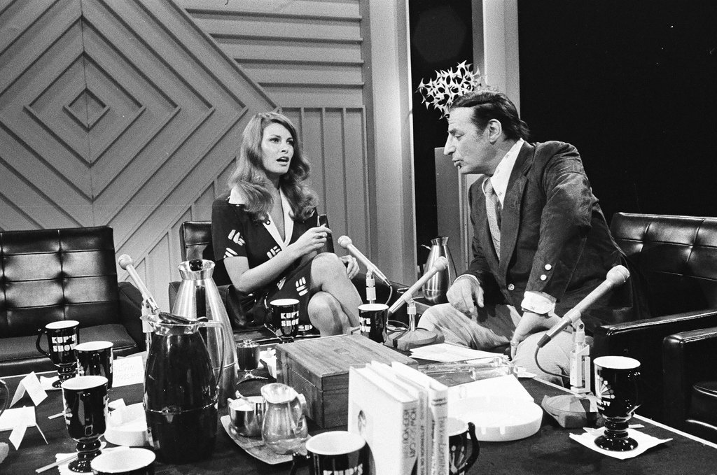 Raquel Welch on Kup's Show - Don Burk for Chicago Sun-Times