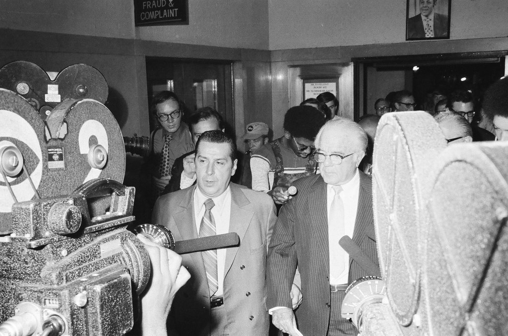 Barnabas F. Sears leaves courtroom - Bob Kotalik for Chicago Sun-Times