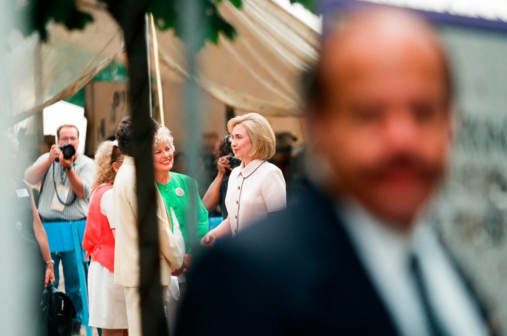 Hillary Clinton visits Gallery 37 - Chicago Sun-Times