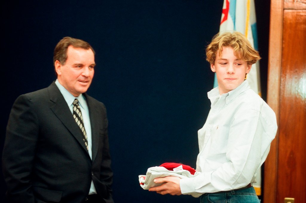 Mayor Daley meets with Phillip Prassil - Chicago Sun-Times