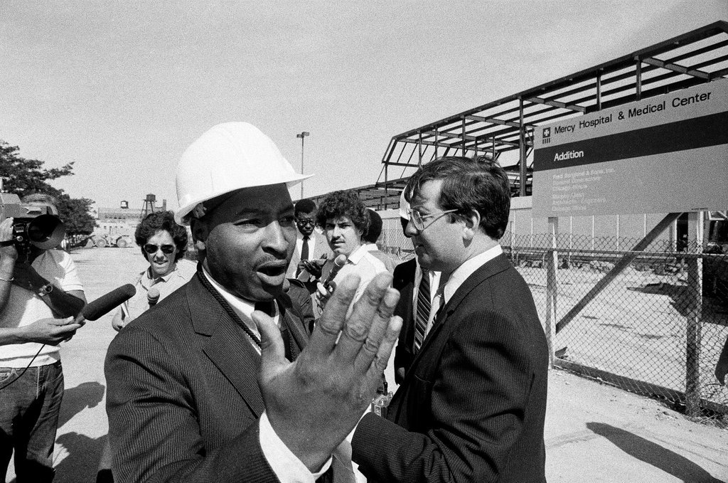 Martin Luther King Movement at construction site - Chicago Sun-Times