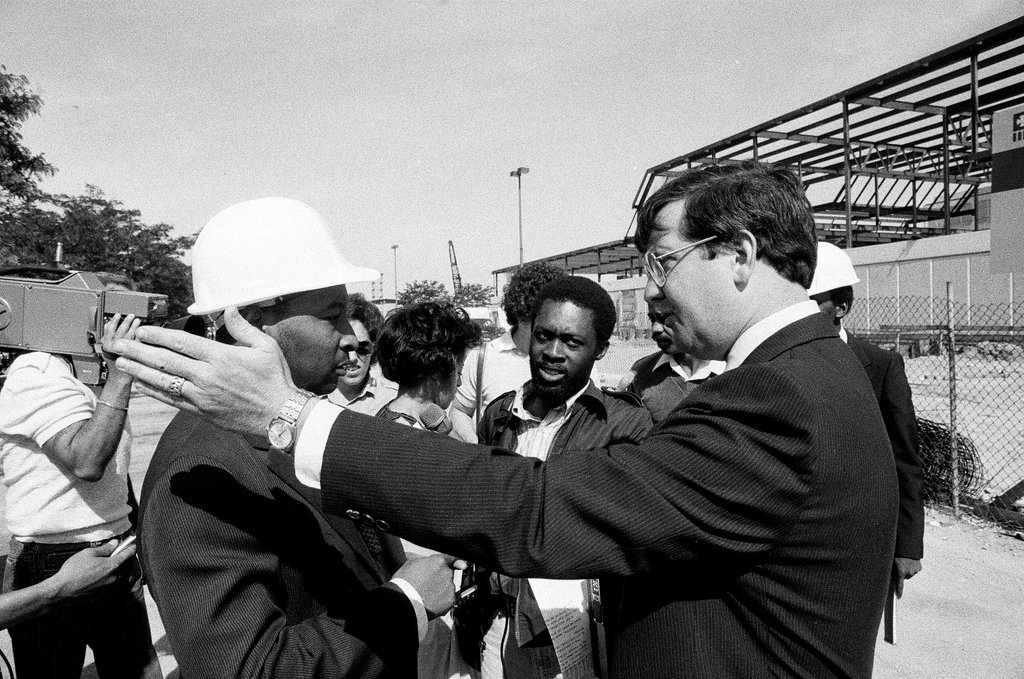 Martin Luther King Movement at construction site - Chicago Sun-Times