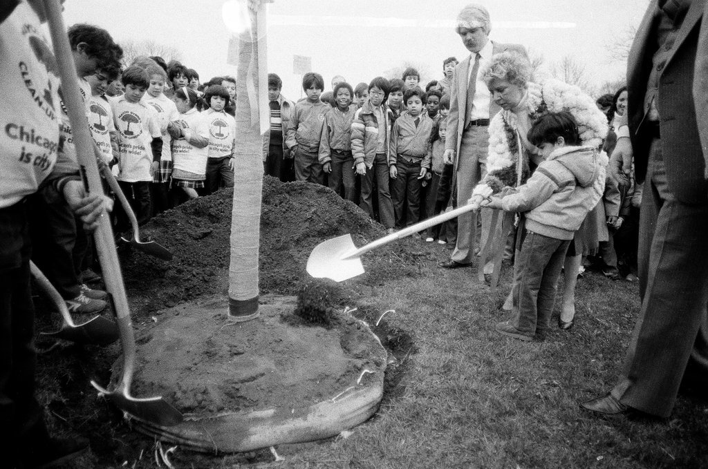 Jane Byrne announces cleanup program - Chicago Sun-Times
