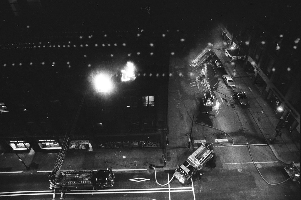 Fire at Roanoke Building - Chicago Sun-Times