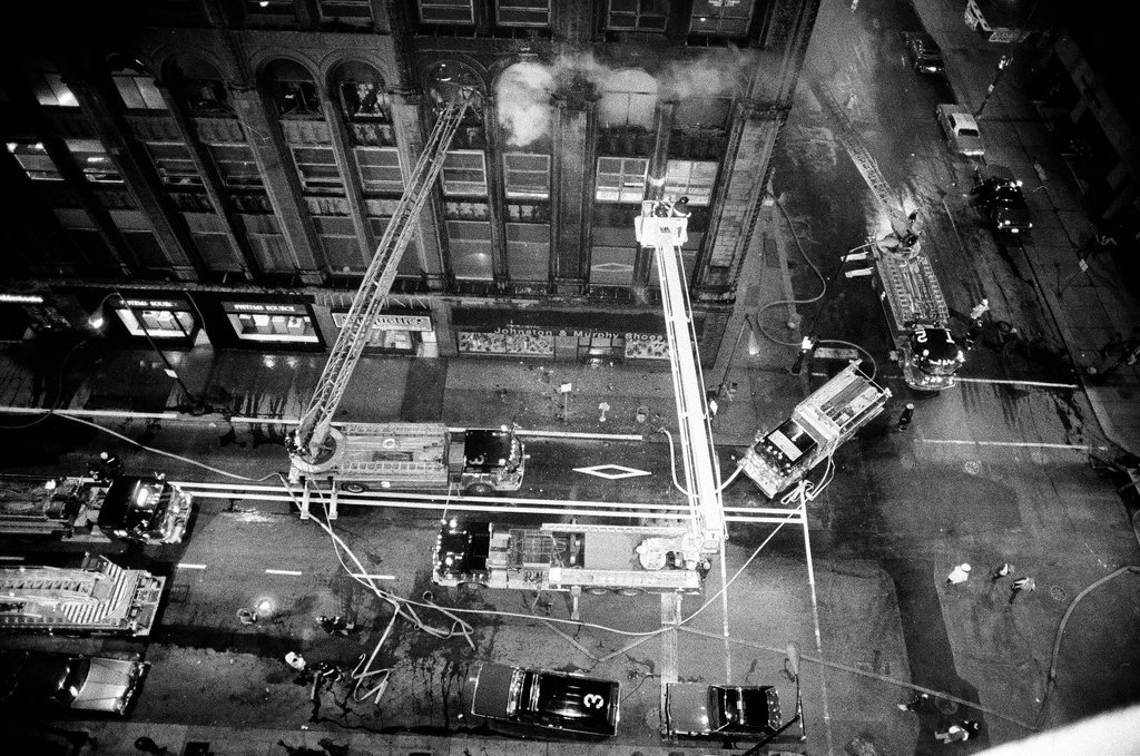 Fire at Roanoke Building - Chicago Sun-Times
