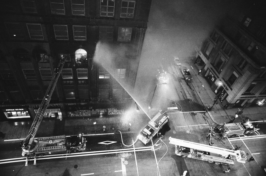 Fire at Roanoke Building - Chicago Sun-Times