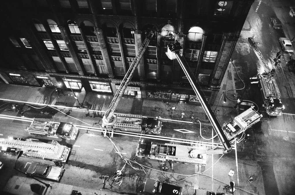 Fire at Roanoke Building - Chicago Sun-Times