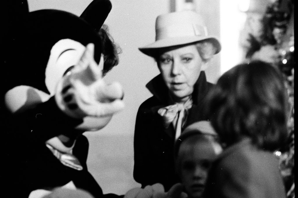 Jane Byrne and Mickey Mouse - Chicago Sun-Times