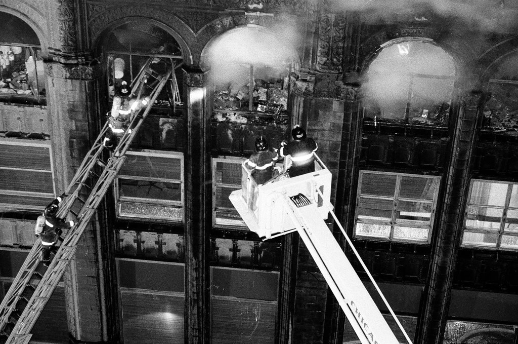 Fire at Roanoke Building - Chicago Sun-Times