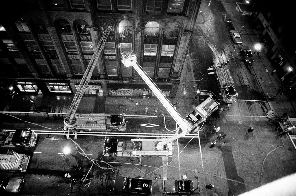 Fire at Roanoke Building - Chicago Sun-Times