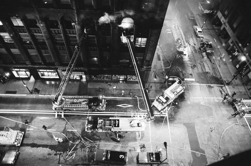 Fire at Roanoke Building - Chicago Sun-Times