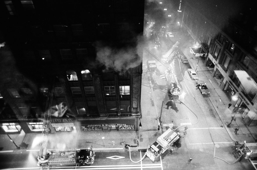 Fire at Roanoke Building - Chicago Sun-Times