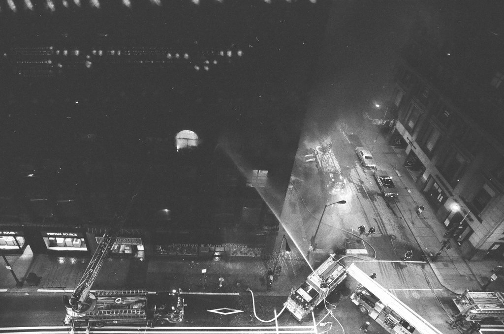 Fire at Roanoke Building - Chicago Sun-Times