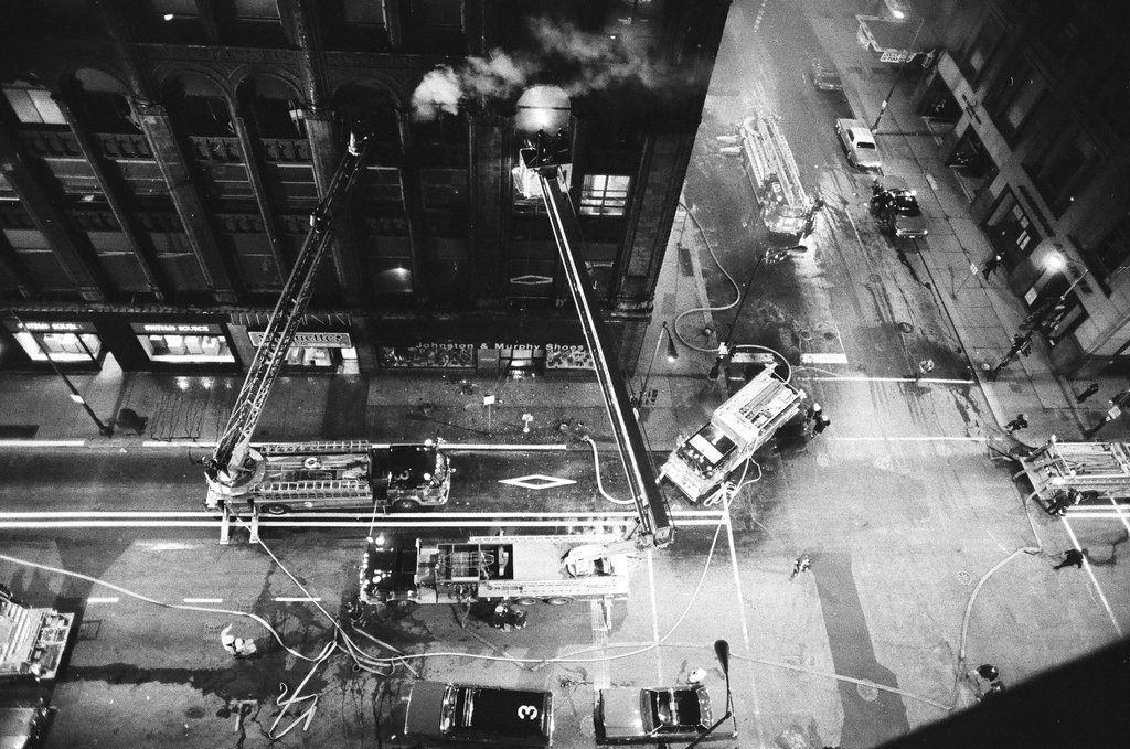 Fire at Roanoke Building - Chicago Sun-Times