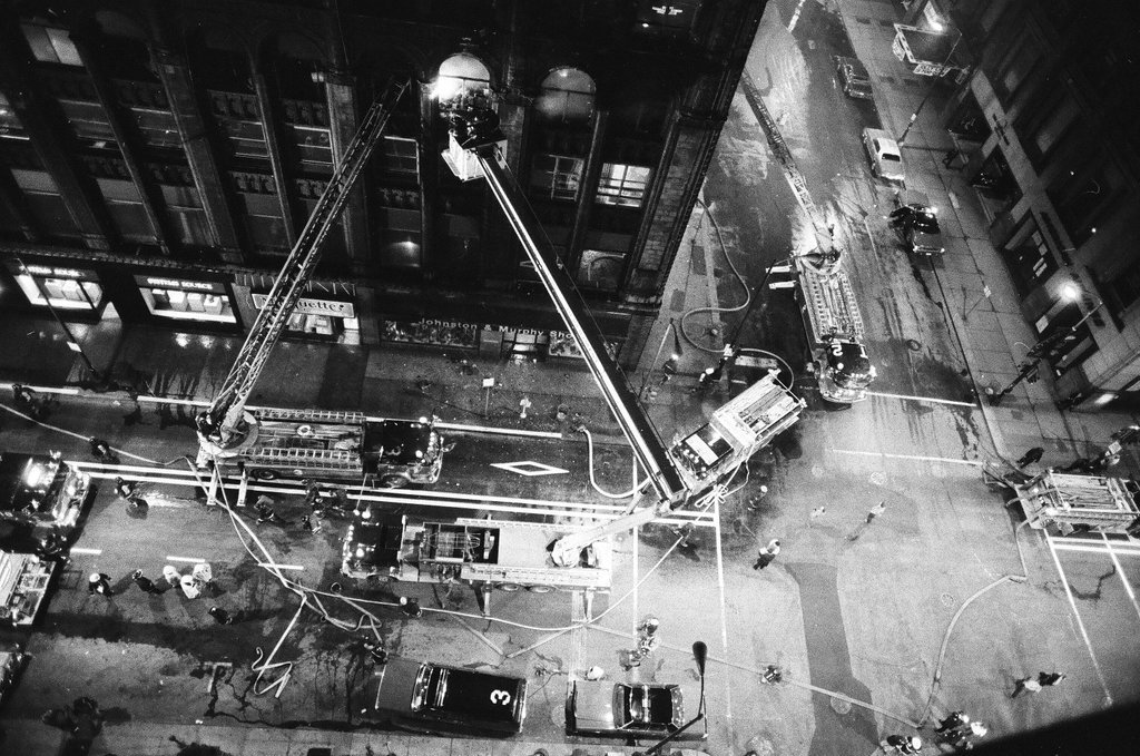 Fire at Roanoke Building - Chicago Sun-Times