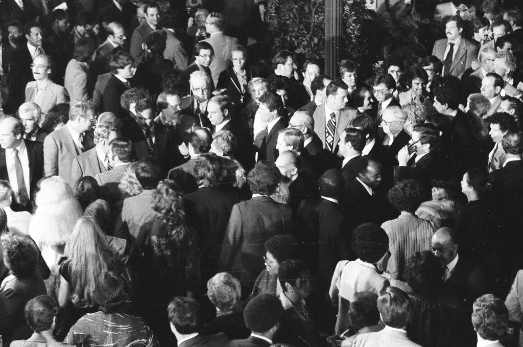 Jane Byrne fundraiser at Donnelley Hall - Chicago Sun-Times
