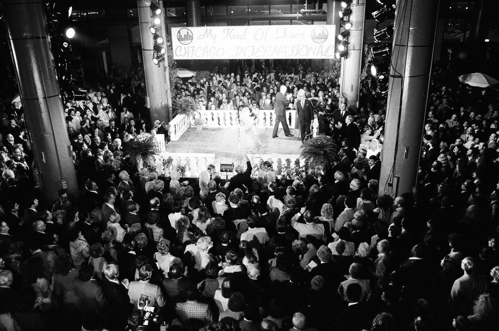 Jane Byrne fundraiser at Donnelley Hall - Chicago Sun-Times